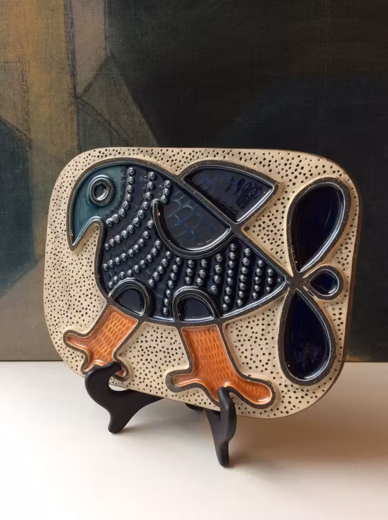 Wall plate Bird 8016M