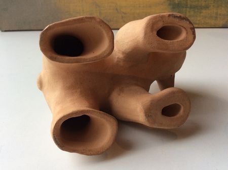 Bear figure 2 unglazed