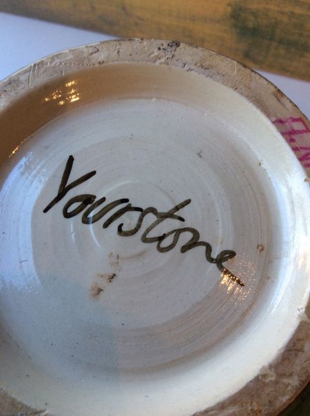 Yourstone art deco vase
