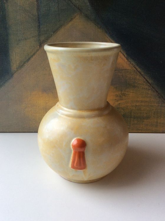 Yellowish vase 112