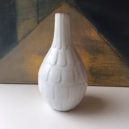 White vase 646