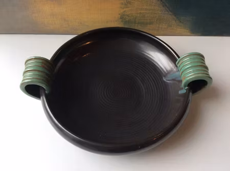 Black/green bowl 52
