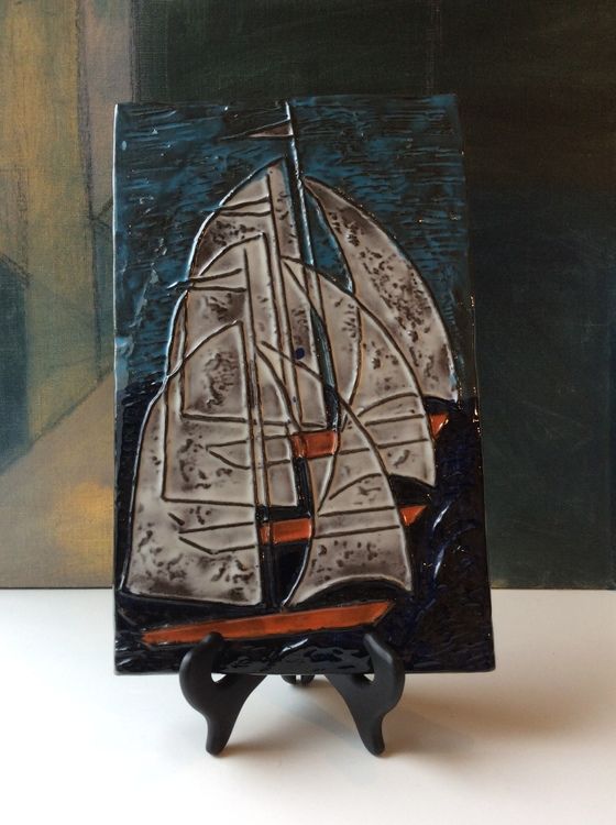 Sailboat wall plate 1047E