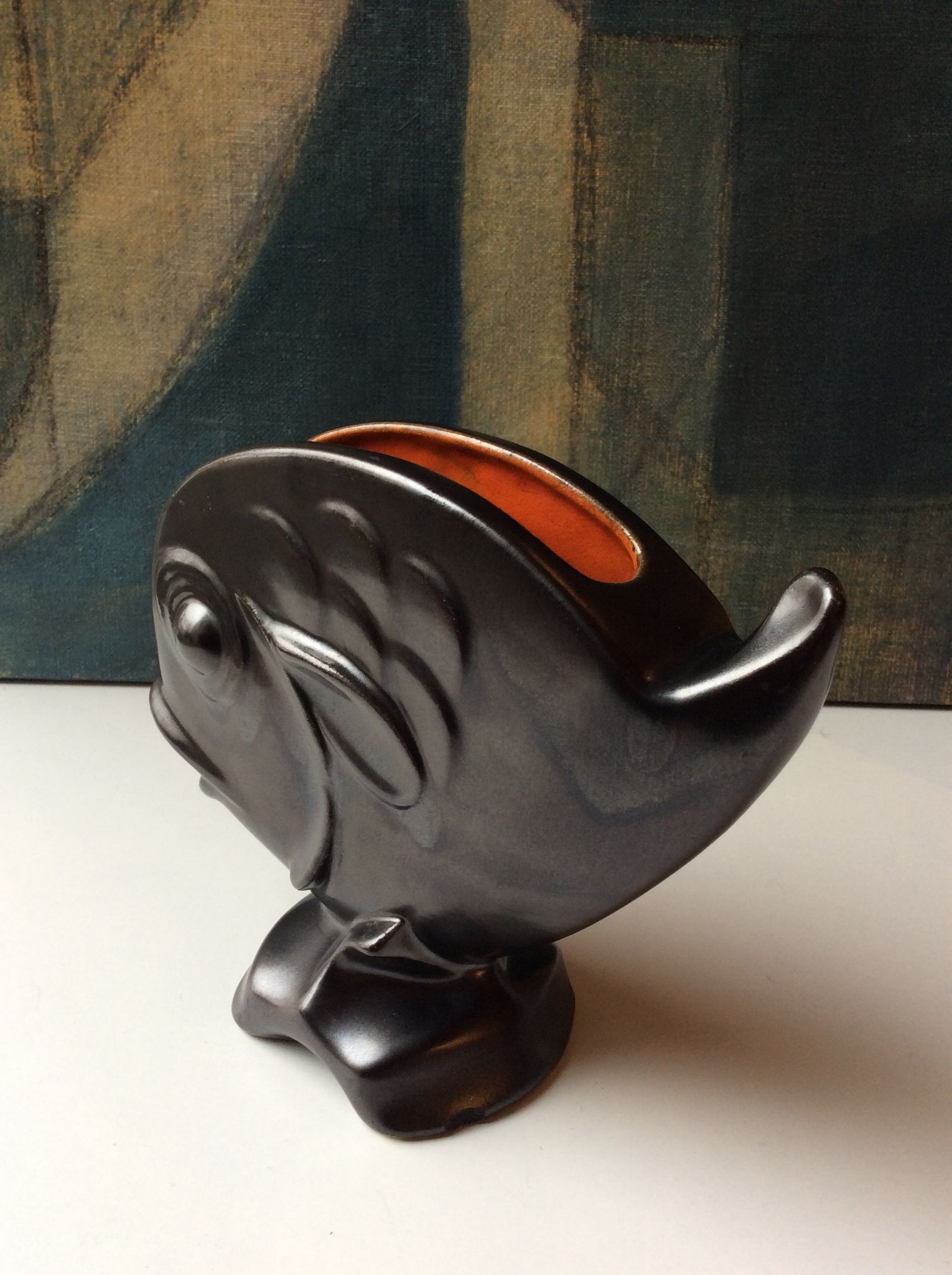 Black/orange napkin holder 320