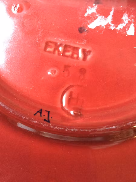 Rött band plate 358
