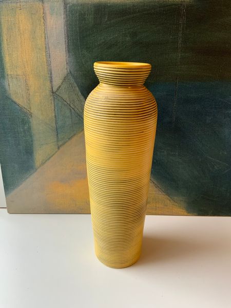 Tiger floor vase