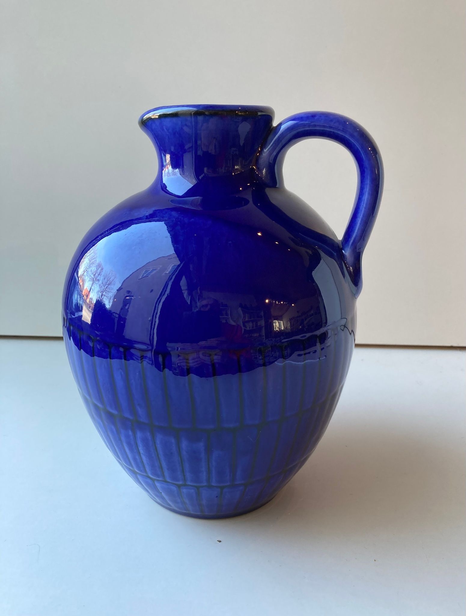 Blue pitcher 103