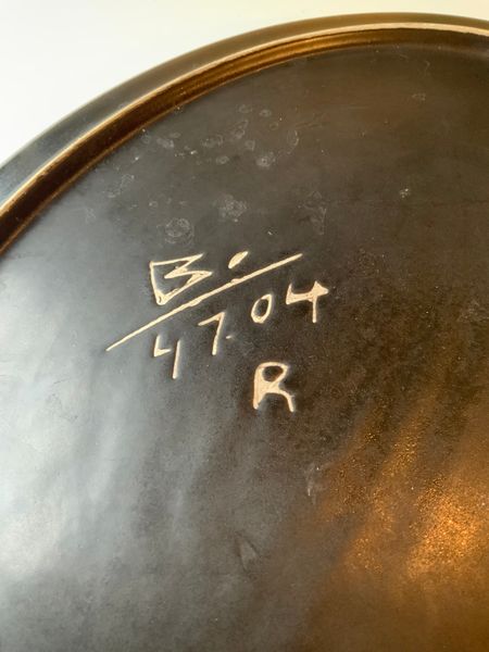 Bo Fajans plate 4704