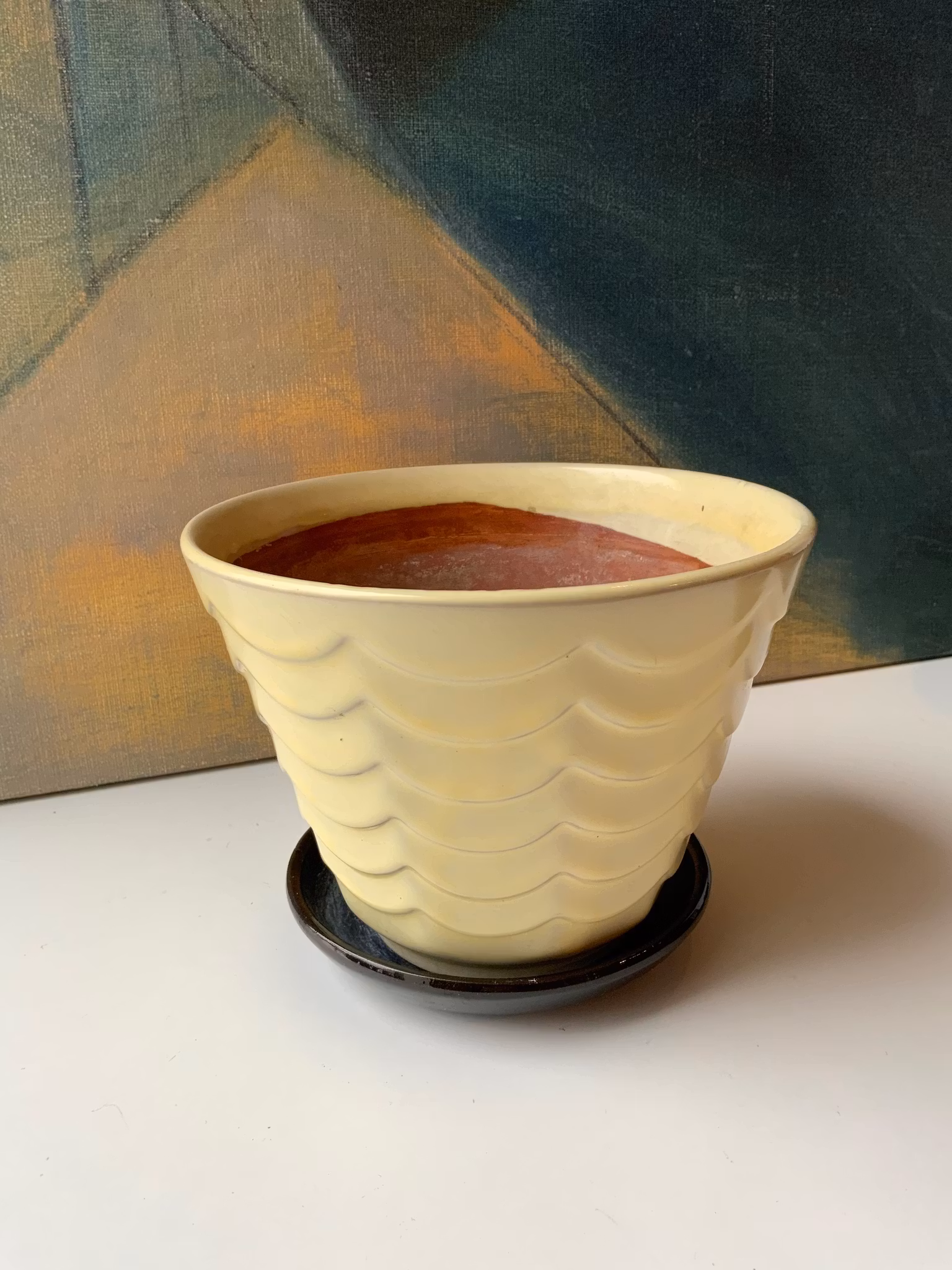 UE yellow flower pot 1049/12