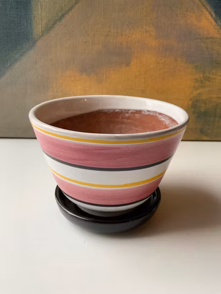 Svea striped flower pot