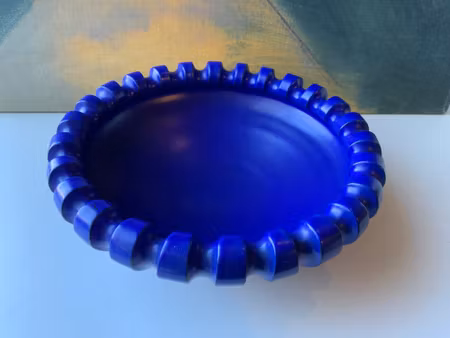 Lindstrand blue bowl 265