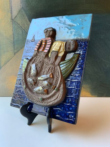 Fishermen wall plate 2040