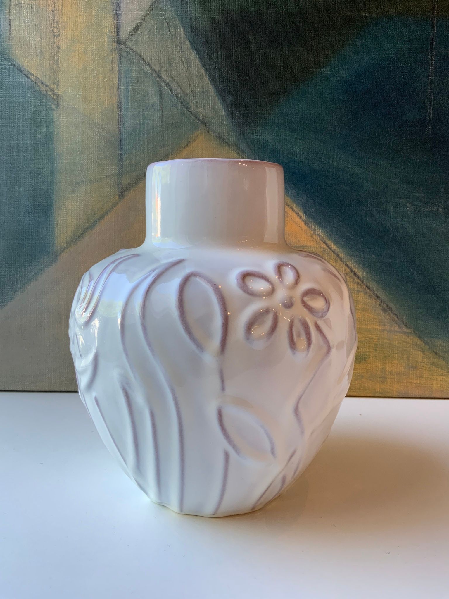 Östergren white vase 441