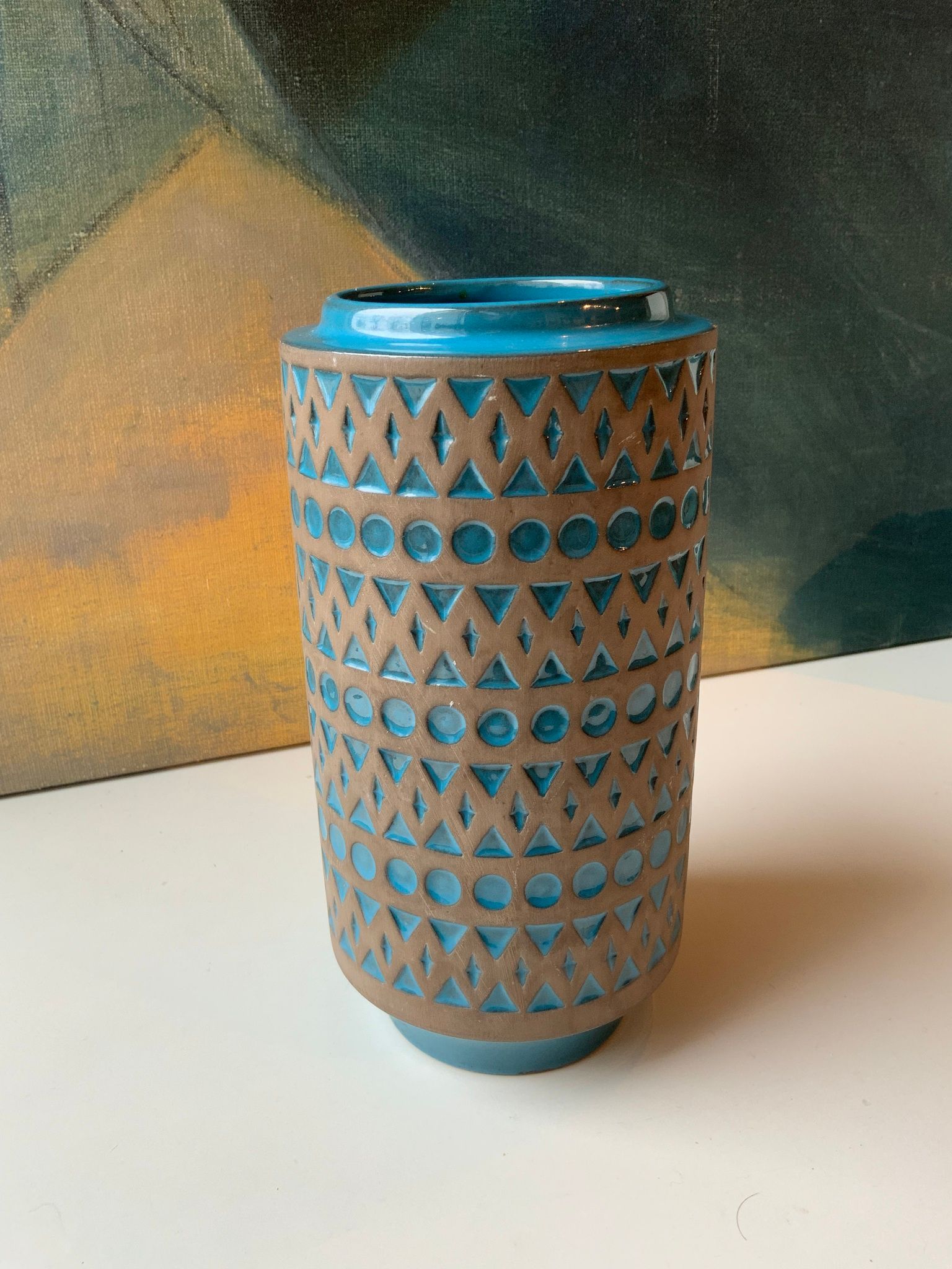 Turkosa vase 7023