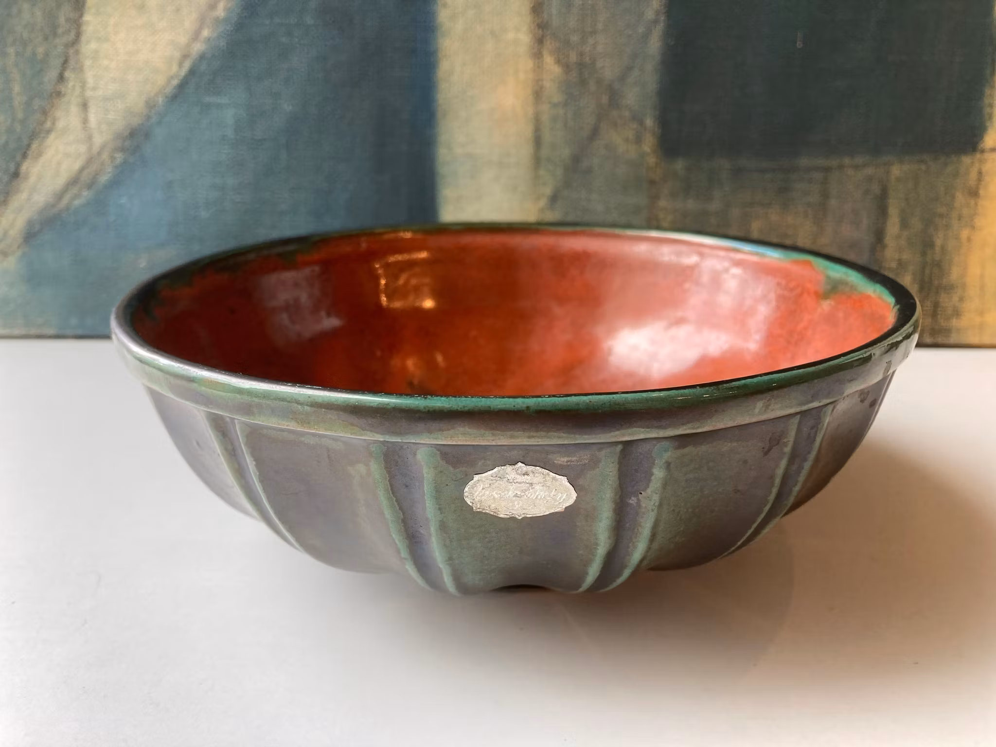 Green/orange bowl 139