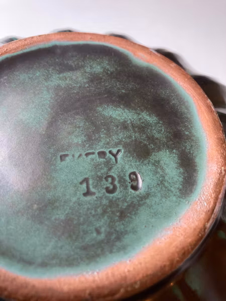 Green/orange bowl 139