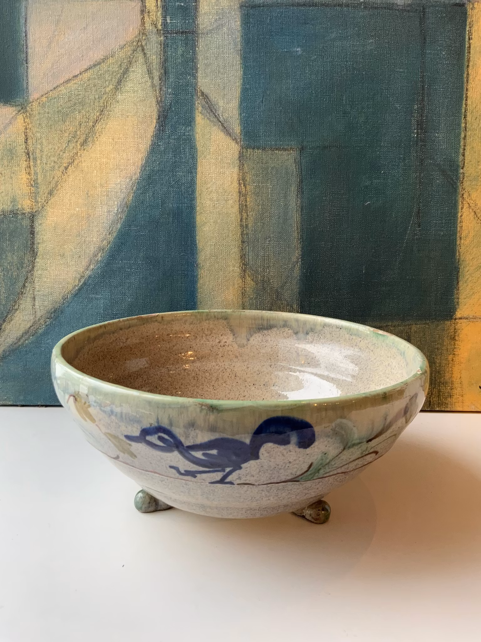 Old bird bowl 1166