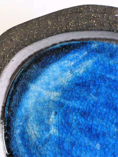 Grey & Blue dish 1067y