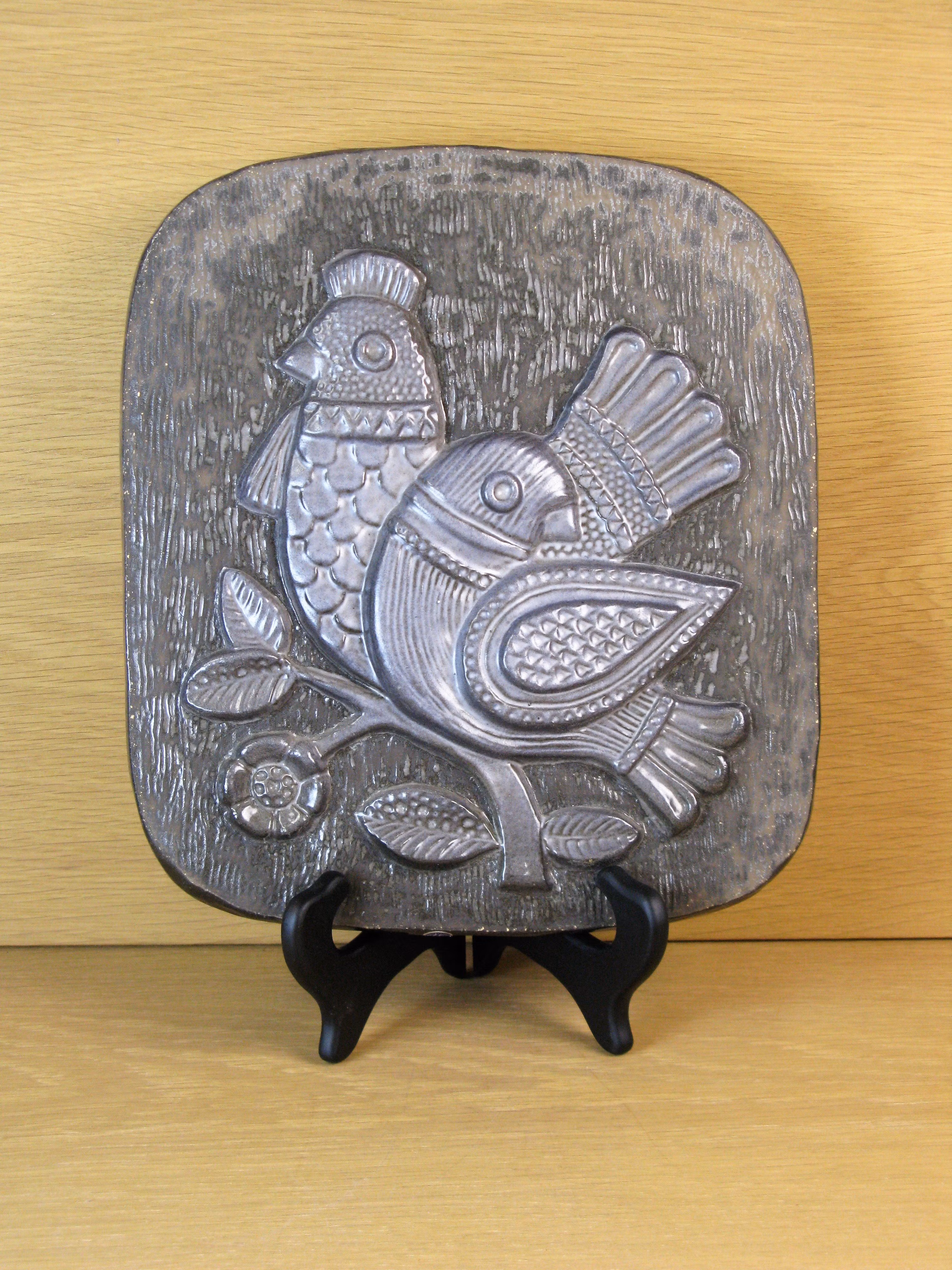 bird wall plate 1096y