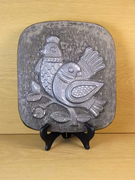 bird wall plate 1096y