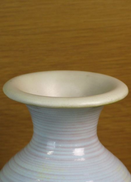 mint green vase 373