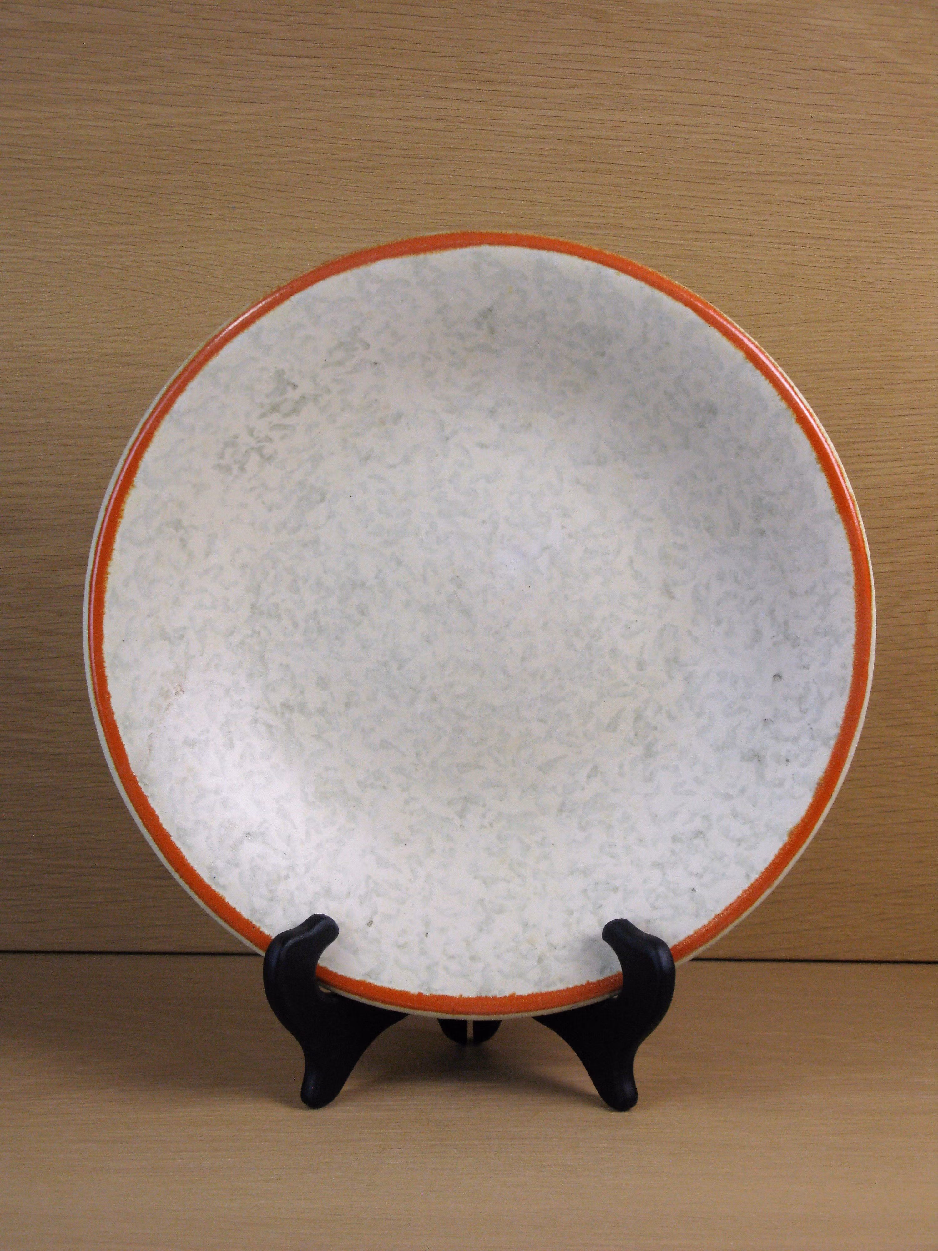 greyish/orange bowl 2