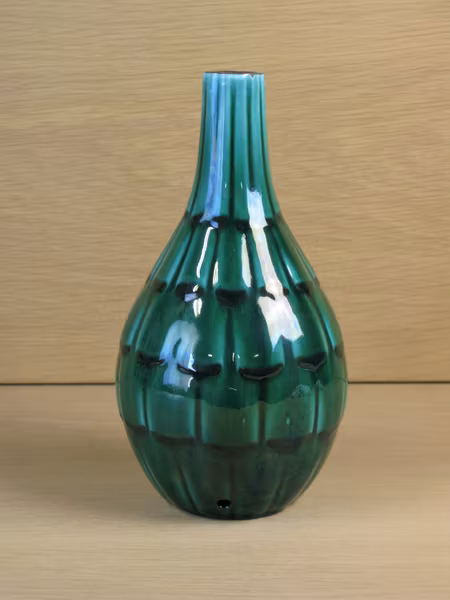 dark green capri lampstand 646