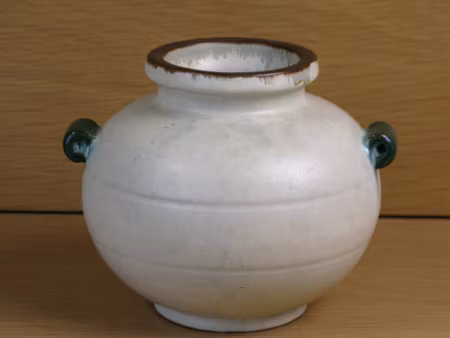 greyish/green/brown vase 71