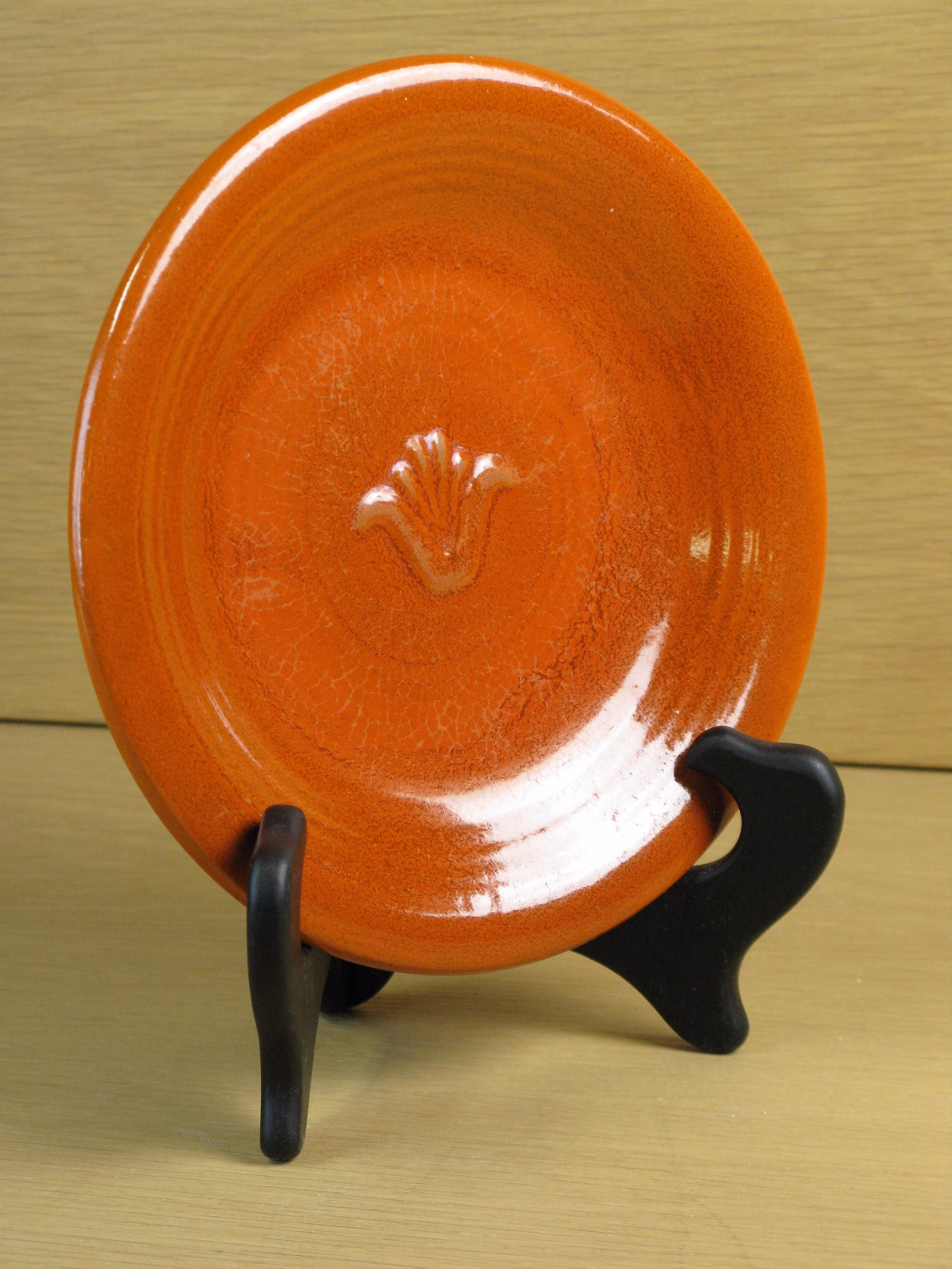 orange small plate 2144