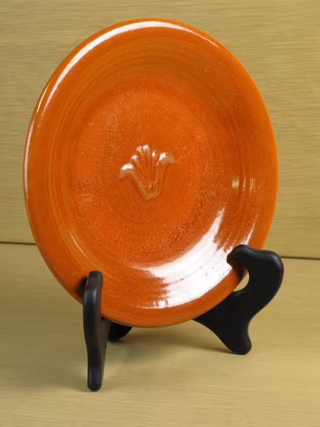 orange small plate 2144