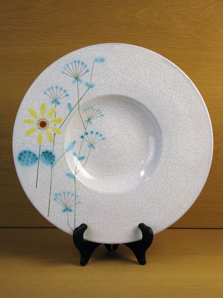 craquelure flower plate 3