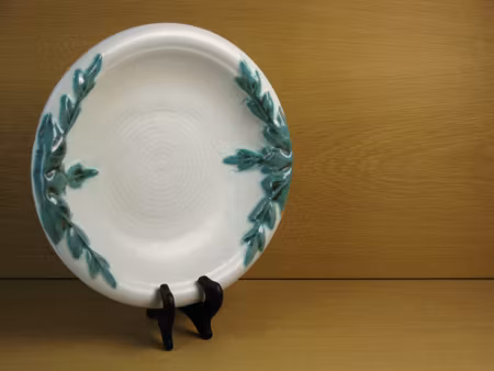 white/green bowl 80