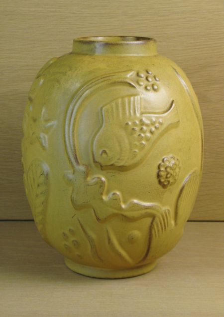 brownish vase 221