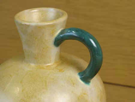 yellowish/green vase 332