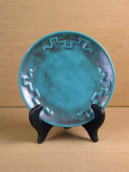 green juno small plate
