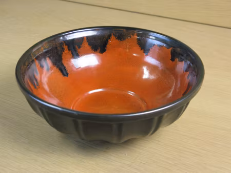 black/orange bowl 139