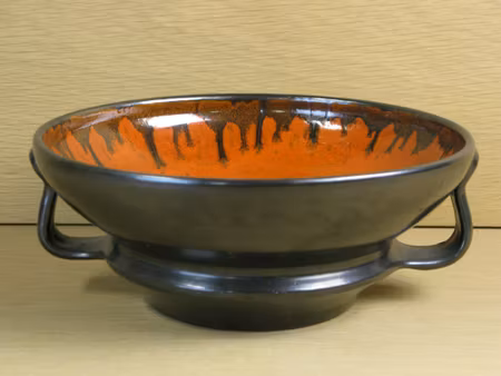 black/orange bowl 2188