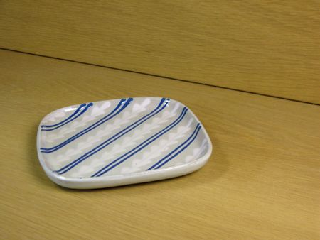 grey/blue small plate fyris 15