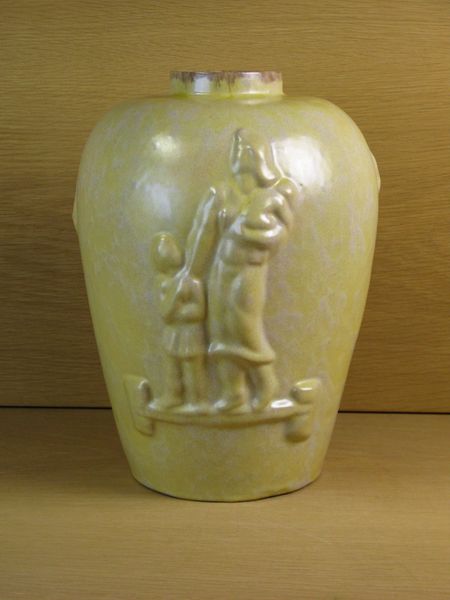 large yellowish vase 297