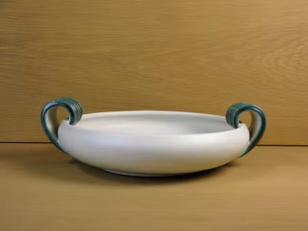 white/green bowl 52