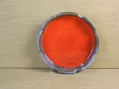 grey/red ashtray 1013m