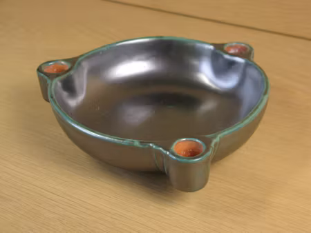 dark green candle bowl 1