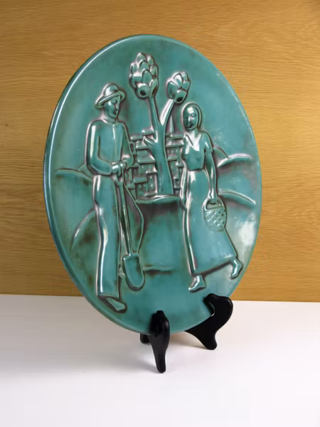 S:t erik green wall plate 834