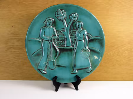 S:t erik green wall plate 834