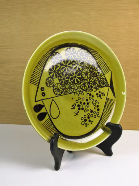 green fish plate gefle