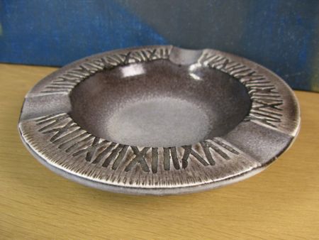 roman numbers ashtray 1037/28