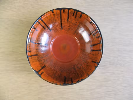 black/orange bowl 139