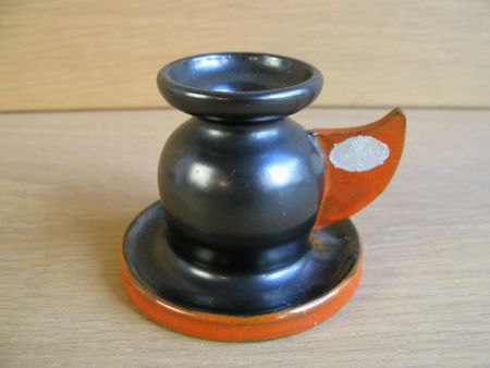 black/orange candlestick 2307