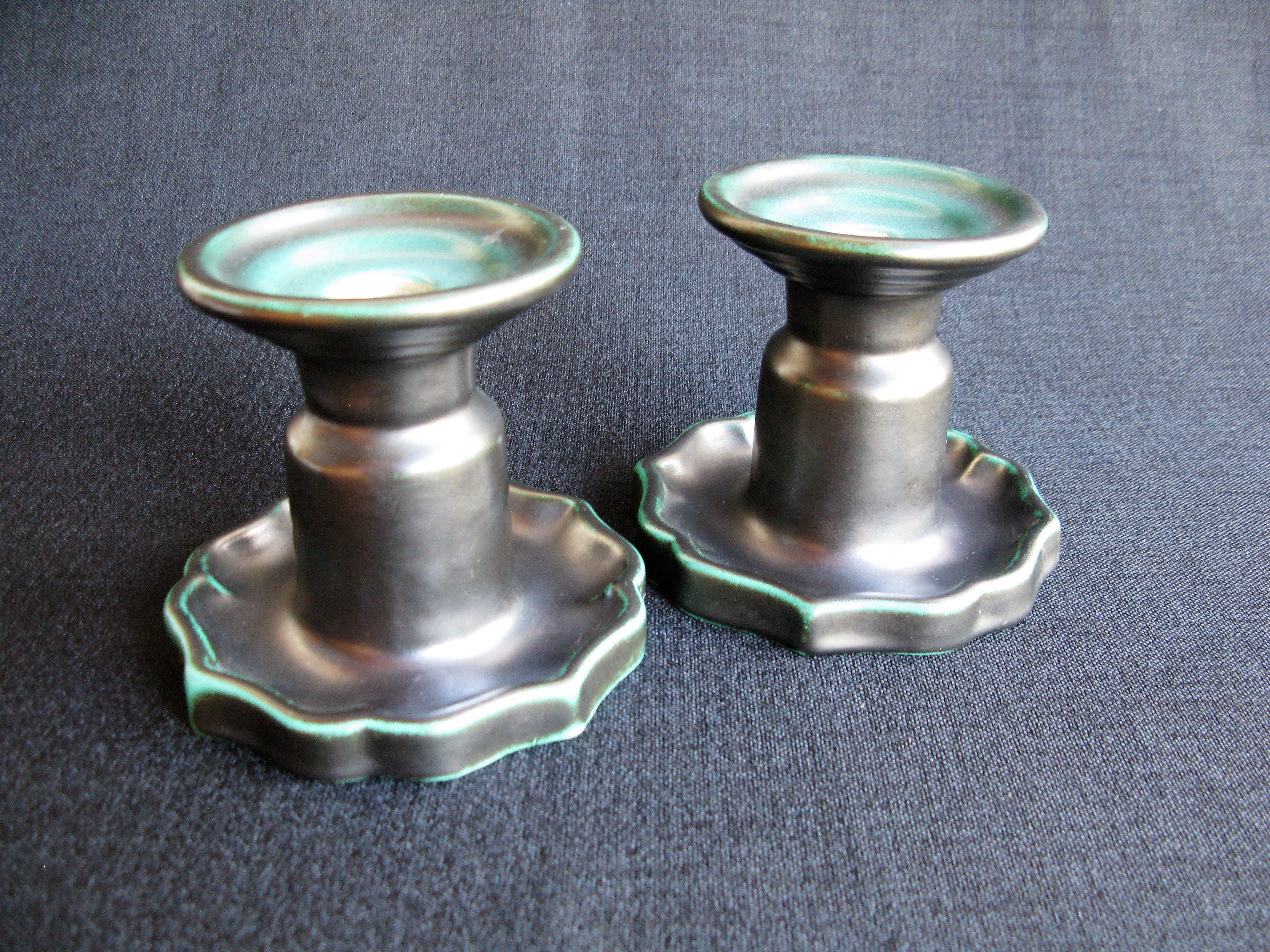 dark green candlesticks 17