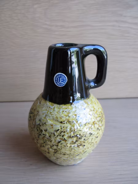 yellow/brown vase 4330/784